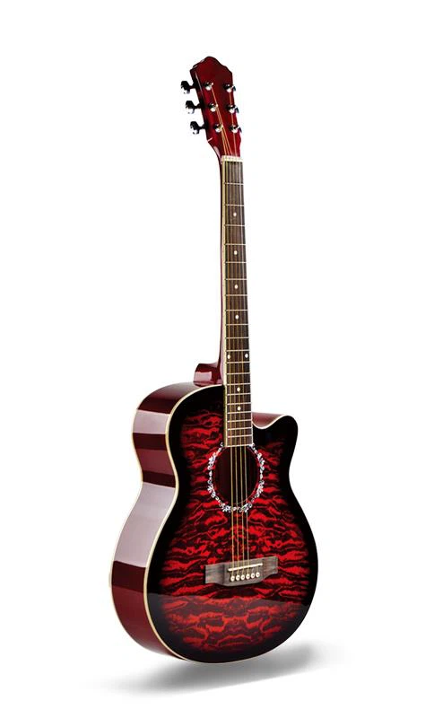 Linden High-gloss Colored Student Acoustic Guitar